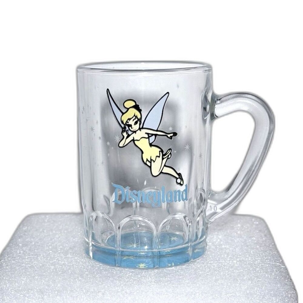 Vintage Disneyland Tinker Bell Shot Glass small Mug with Handle